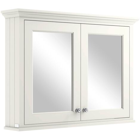 Bayswater Pointing White Bathroom Cabinet 750mm High x 1050mm Wide