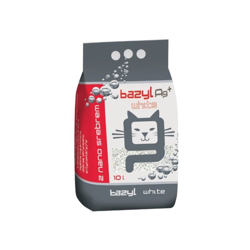 BAZYL Ag+ Super Premium Compact White - lettiera
