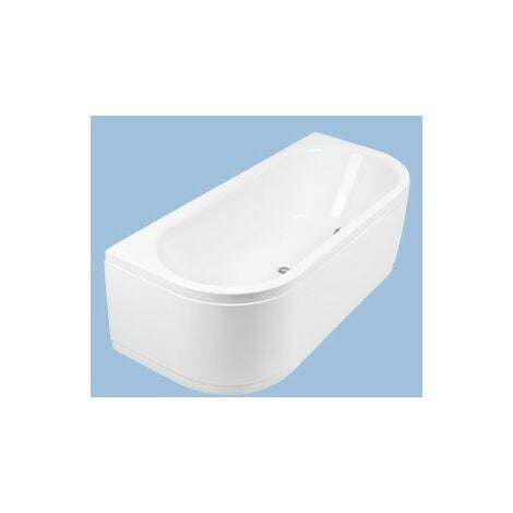 BB BÄDER BOUTIQUE BB Vorwand Badewanne Acryl 180 x 80 x 41 h ohne Verkleidung, weiß