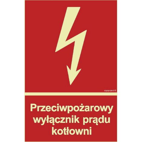 BB024 Interrupteur de protection incendie de chaufferie