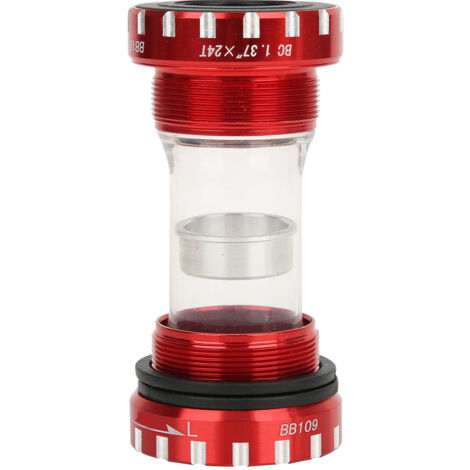 BB109 Bracket de Vélo de Montagne avec Roulements Pressés Creux Intégrés pour Accessoires DIY de Bicyclette Rouge