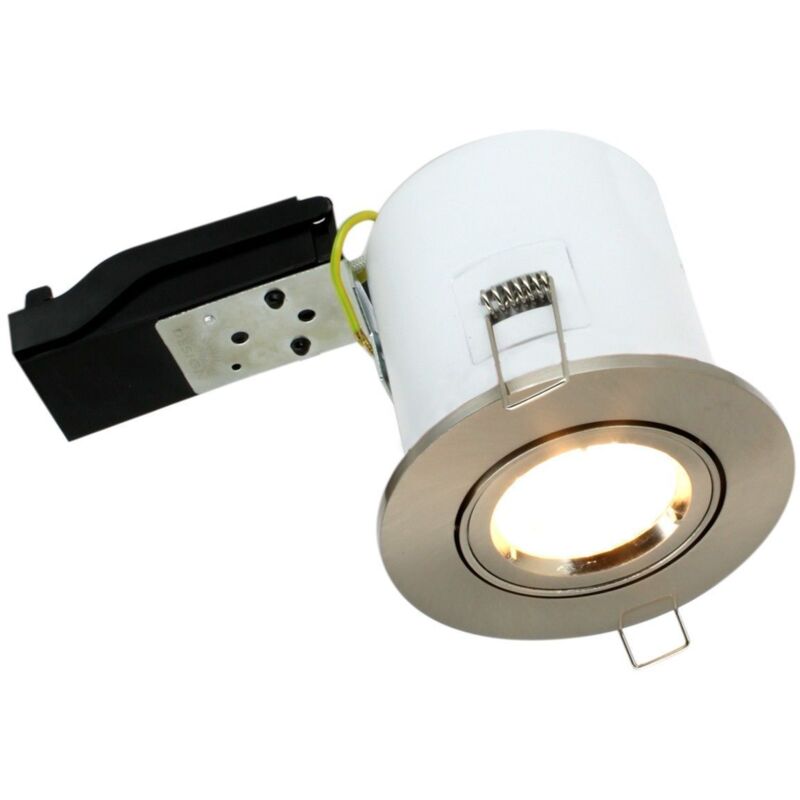 

Eclairage Design - BBC RT2012 ajustable de acero cepillado spot Con GU10 5W LED spot