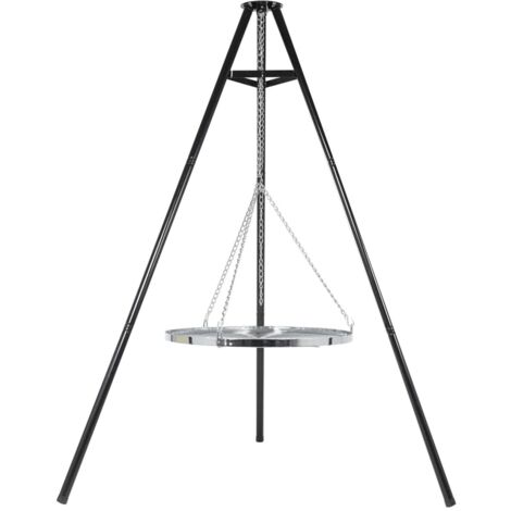 BBGRILL Gril à trépied Noir 172 cm BBQ TRIPOD RedFire - Noir