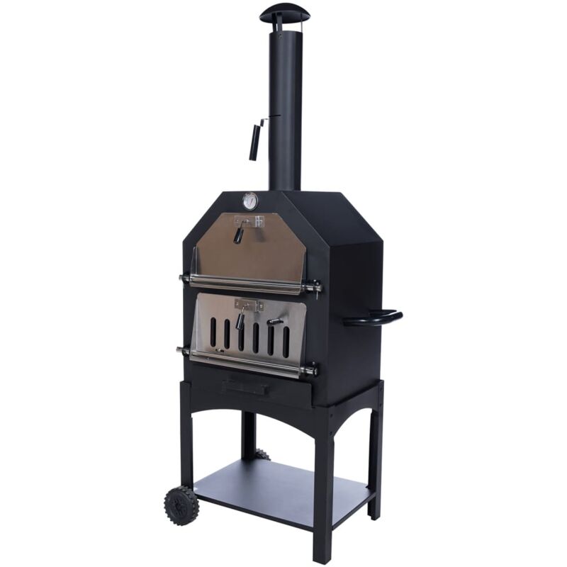 

BBGRILL Horno de pizza de exterior Lorenzo negro LOR17 - Negro