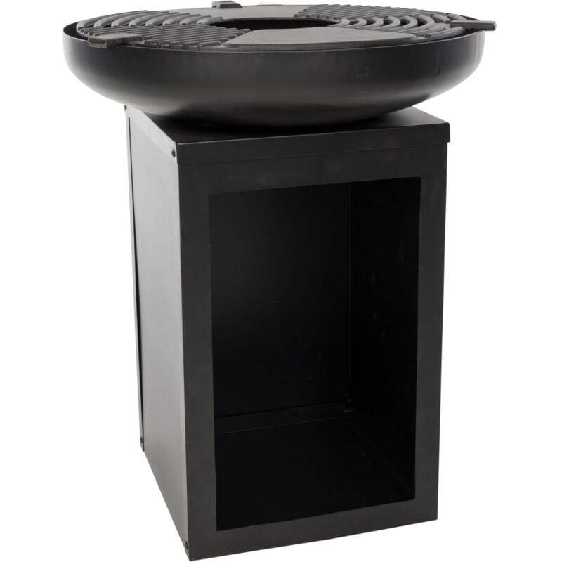 

BBGRILL Plancha de cocina para jardín Matanzas acero negro mate - Negro