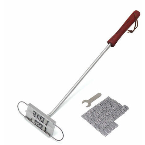 BBQ barbecue Grill Branding fer avec 55 lettres amovibles bricolage viande Steak Burger BBQ Tool Set