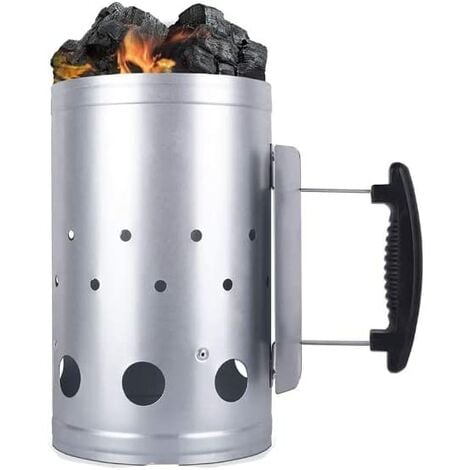 BBQ Fire Pit Lighter Starter, Charcoal Fire Burner Chimney Starting Barbecue Grill Quick Start