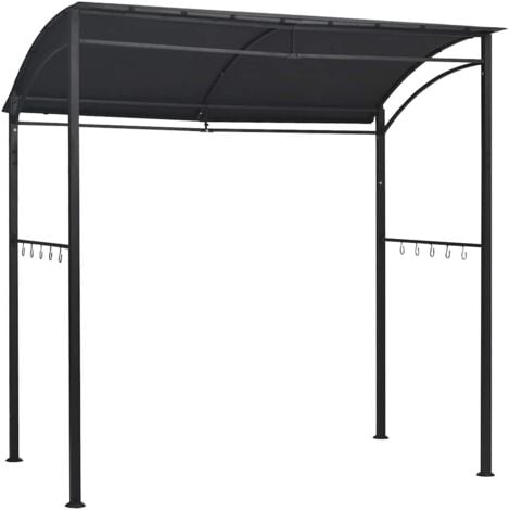 BBQ Gazebo 215x150x220 cm Anthracite Steel vidaXL