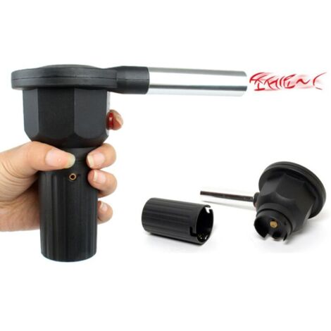 BBQ-Gebläse - Tragbarer elektrischer Grillventilator für Outdoor-Camping-BBQ Schwarz