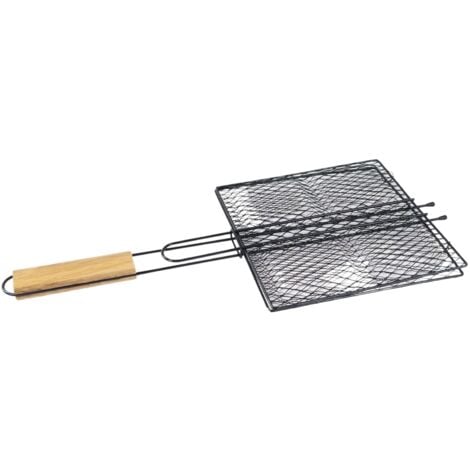 BBQ Grill-Fleischwender Burgergriller Fleischklammer Grillrost Grillzange Gitter