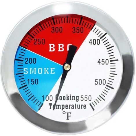 BBQ Grill Thermomètre de barbecue acier inoxydable