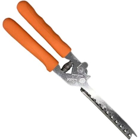 BBQ Rib Skinner Détacheur Peau Ribs Pince Métal Confort Utilisation Simple Adapté à La Préparation de Volaille Repas Extérieur, Orange