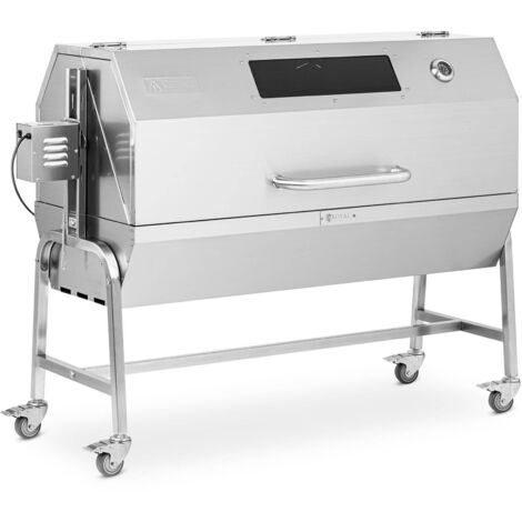 BBQ Rotisserie - with motor - 40 kg - length of grill spit: 138 cm - stainless