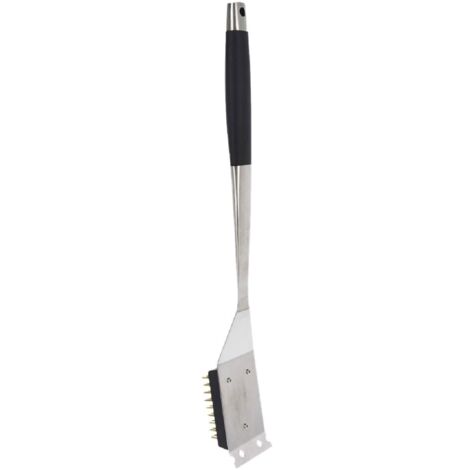 BBQ Spazzola Barbecue C04000140 per Griglie in Acciaio Inox e Nero