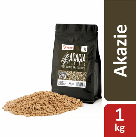 BBQ-Toro 1 kg Pellets de Acacia 100% Madera de Acacia Pellets de Acacia