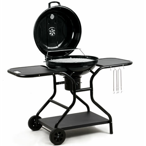 Barbecue A Sfera BBQ-Toro Birch 57cm - Con Griglia Ø55cm, Termometro E Carrello - Foto 4