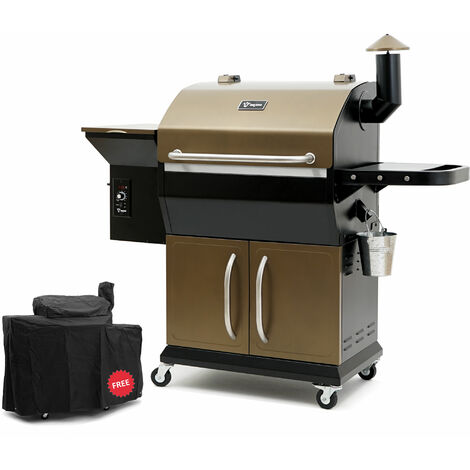 BBQ-Toro Pellet Smoker Grill PG2 Nero - Oro Grill a pellet