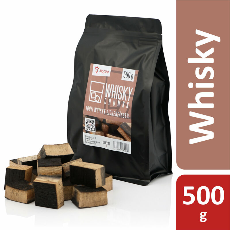 Whisky Chunks 500 g da botti di rovere 100% whisky - Bbq-toro