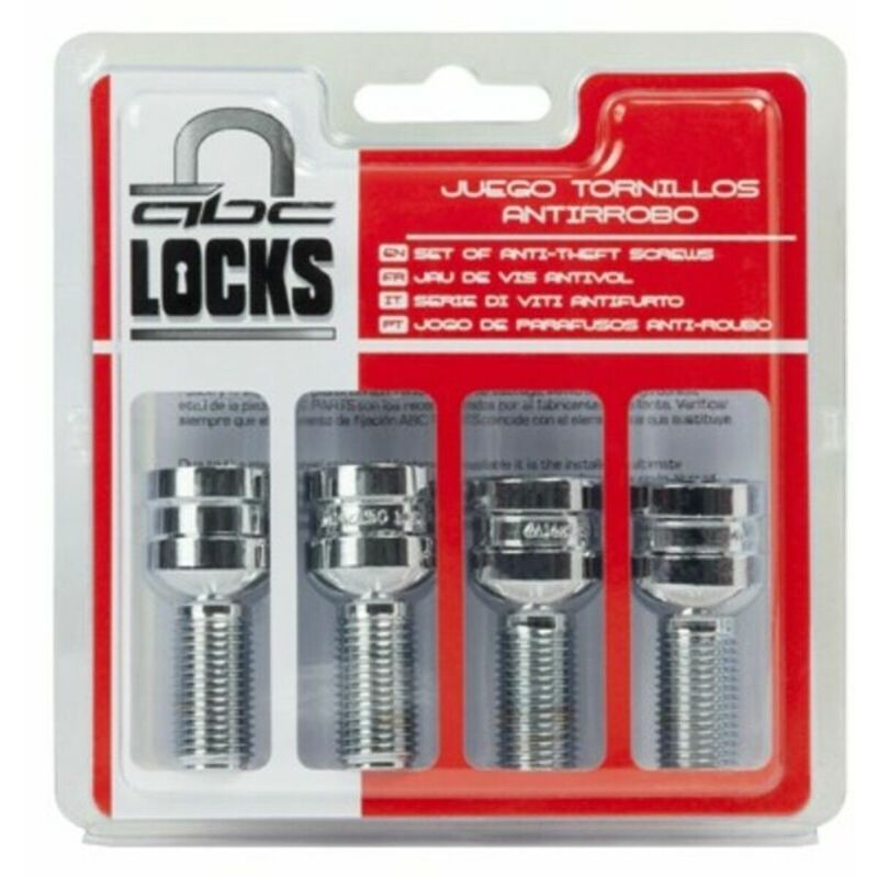 

BC Corona Tornillos Antirrobo BC Corona 14X150 L27 17/19 Plata (4 uds)