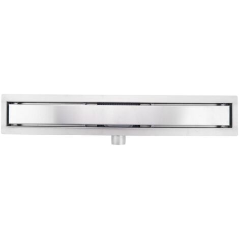 Caniveau de douche italienne reversible noir mat / à carreler 60 centimètres NOYON & THIEBAULT - Bricolage