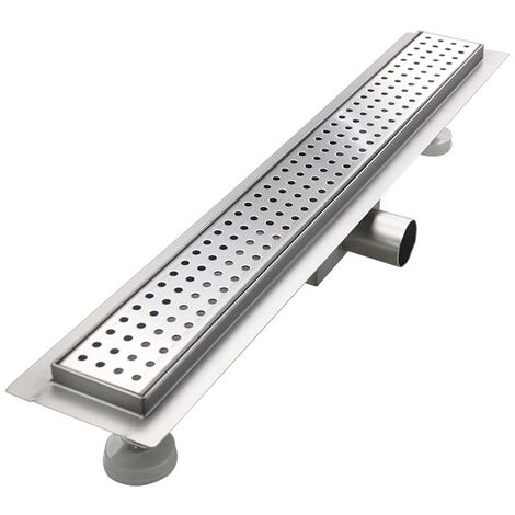 Bc-elec - 08S-70 Canalina doccia 70cm in acciaio inox, doccia sterfput, regolabile in altezza 98-142mm.