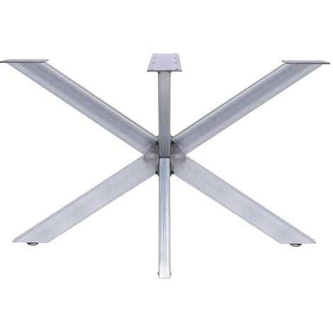 Bc-elec - 407003-N Supporto da tavolo SPIDER acciaio verniciato 120x68x71 Telaio da tavolo Gamba per mobili Gamba a croce
