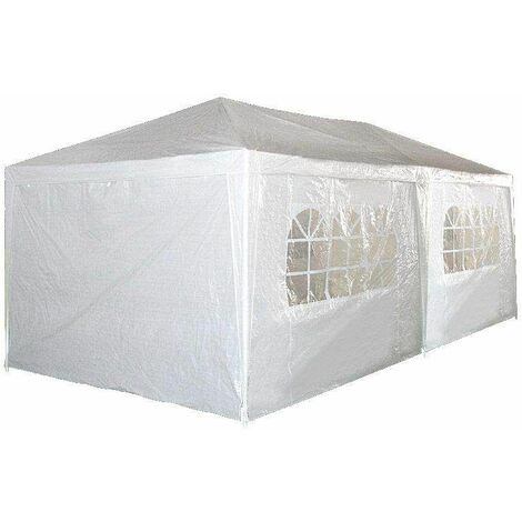 Bc-elec - 5300-0001 GAZEBO TIENDA CARPA PABELLON PERGOLA CON PAREDES LATERALES 3X6M