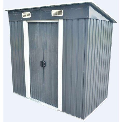 Bc-elec - 5662-0503 Rifugio giardino in metallo 121 x 194 x 181cm