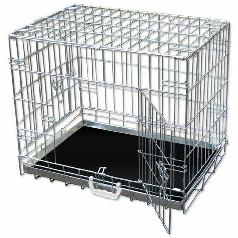 Bc-elec - 5663-0144XL Cage de transport pour chien et autres animaux, taille XXL 1077077cm - Gris