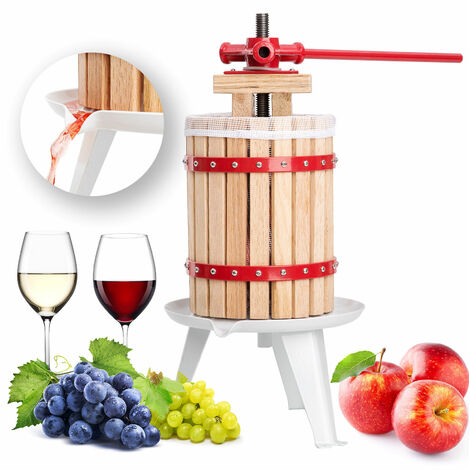 Bc-elec - 6L-FP 6L mechanical fruit and citrus juicer in oak wood