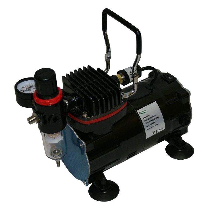 Bc-elec TC-80SE COMPRESSORE SILENZIOSO PER AEROGRAFO AD ALTE PRESTAZIONI TC-80SE 0-4 BAR