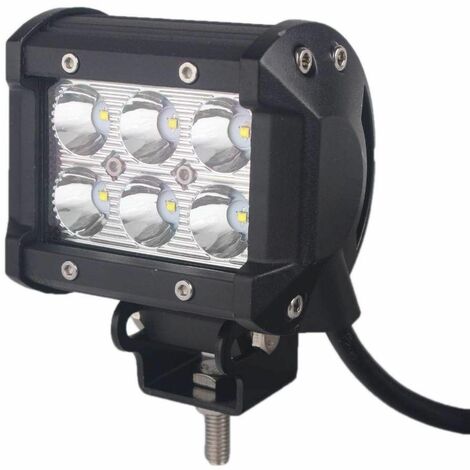 Bc-elec - F2-0018SPOT Feux Longue Portée LED pour 4x4 et SUV, 9-32V, 18W équivalent 180W SPOT - Noir