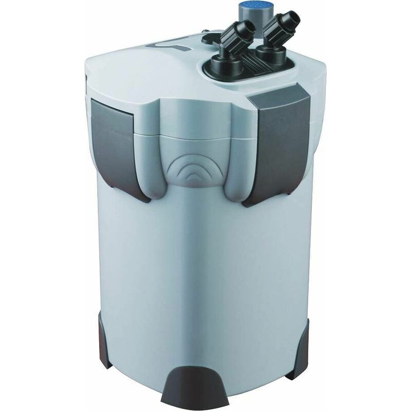 

HW-403B Filtro externo de acuario de hasta 1400L/H con esterilizador 9W CUV - Gris - Bc-elec