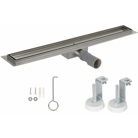 Elec Hfd09 100 Shower Channel To Be Tiled 100cm In Stainless Steel Sterfput Shower Adjustable