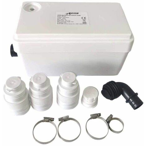 main image of "Bc-elec - MP250 Pompe de relevage eaux usées 250W pour douche, évier, baignoire, machine à laver ou lave-vaisselle - Blanc"