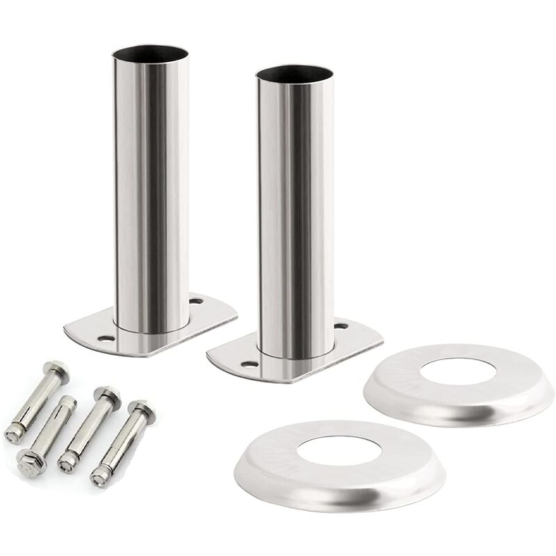 Pls-1 Soporte De Escalera De Piscina De Acero Inoxidable Ø 40 Mm, Pies Para Escalera De Piscina De Acero Inoxidable - Bc-Elec