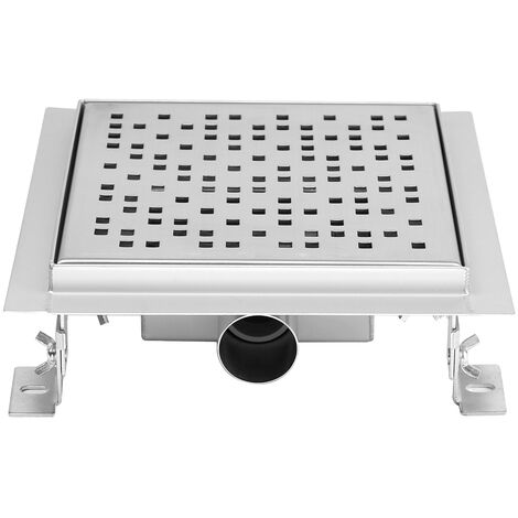 Bc-elec - Q15-20 Piatto doccia in acciaio inox 20cm, piatto doccia, altezza regolabile 63-83mm