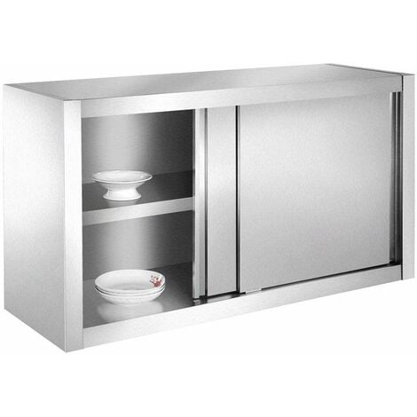 Elec Ssc1 Armadio Cucina Armadio A Muro In Acciaio Inox 1x40x65cm Ideale Per Ristoranti Cucine