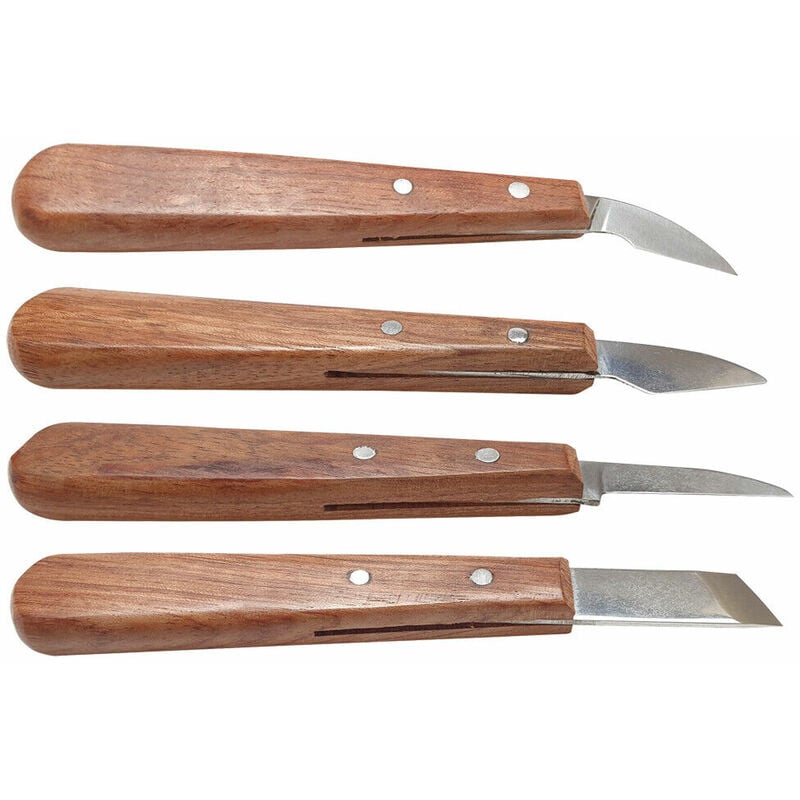 Bccs Beber Four Piece Chip Woodcarving Tool Set - Made in the uk