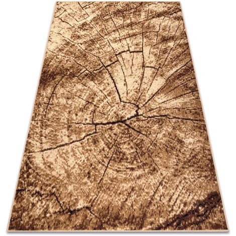 RUGSX BCF Rug Morad PIEŃ Arbre Bois - beige beige 140x200 cm