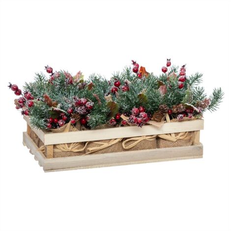 BCH Composición Flores Maceta de yute - Feeric lights & christmas
