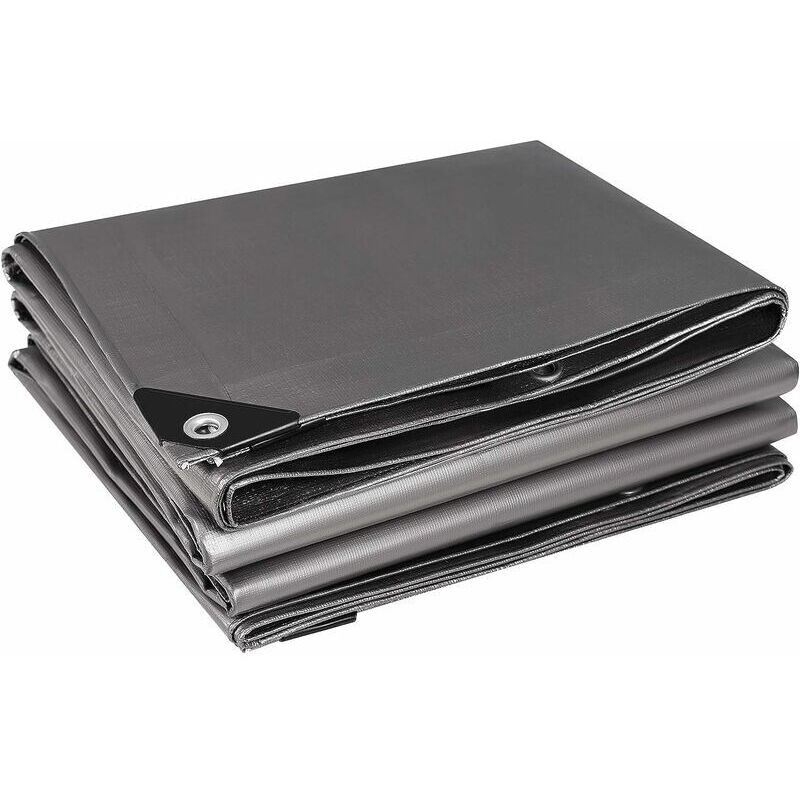 Lling - Bâche 2x2m 200g/m² Housse de protection bâche imperméable pe