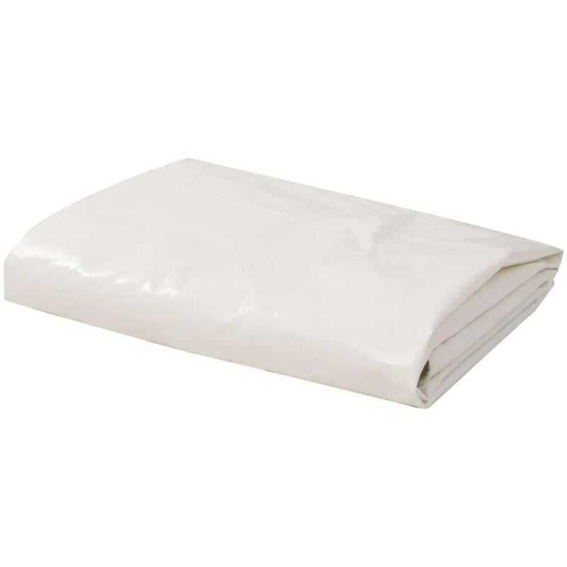 Helloshop26 - Bâche bâche polyvalente et résistante 650 g / m² 2,5 x 3,5 m blanc - Blanc