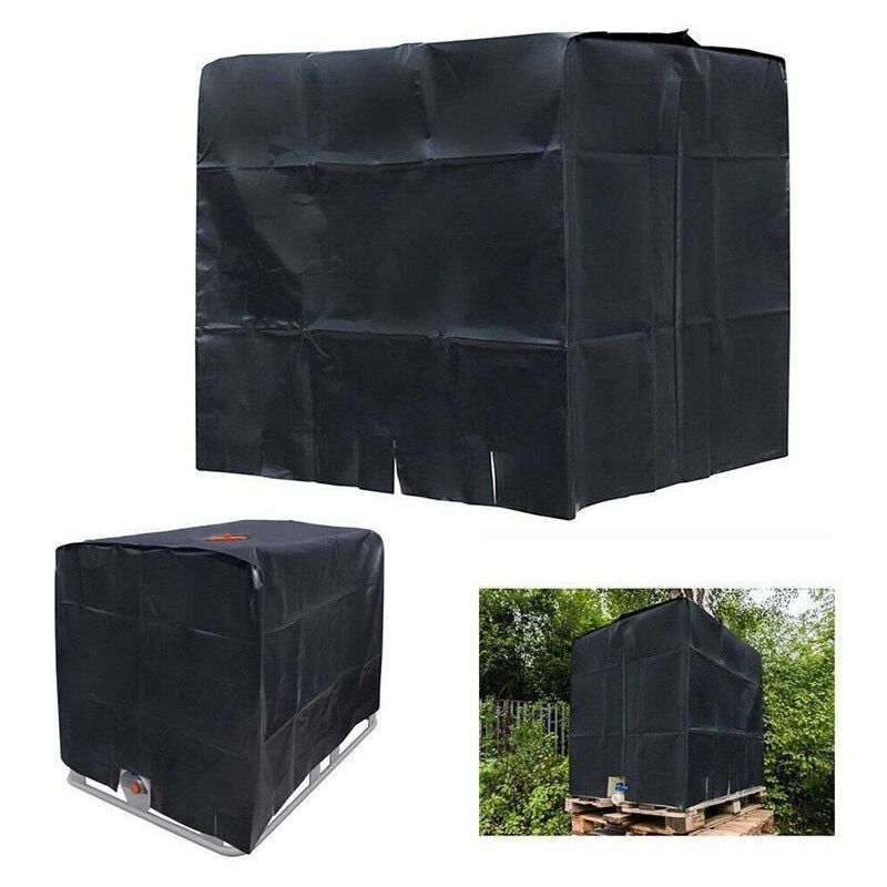 Bâche Couverture Réservoir ibc 120x100x116cm 1000L - 210D Étanche, Bâche de réservoir d'eau/Capot de Protection Cuve