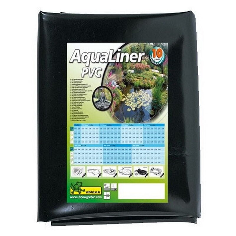 Bâche de bassins de jardin AQUALINER Ubbink 6x8m ép.1mm