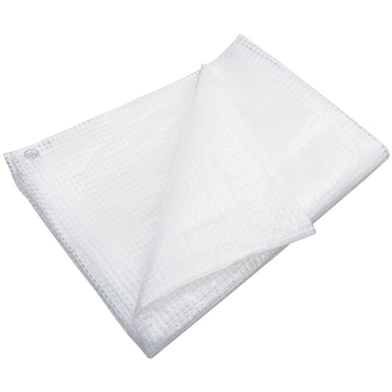 Vidaxl - Bâche de gaze 140 g/m² 6x6 m Blanc