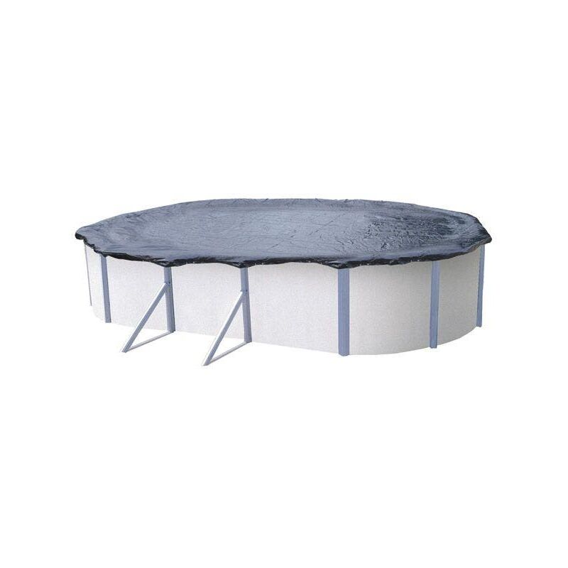 Maisange - Bâche d'hivernage pour piscine ovale de 4,90 x 3,65 m à 5,30 x 4,10 m