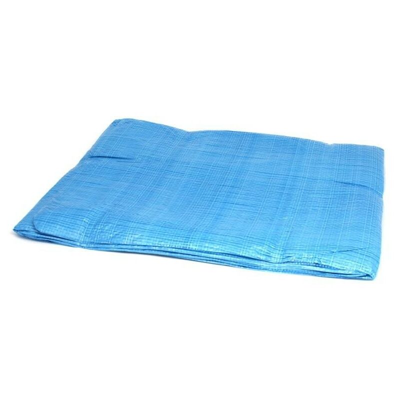 H Confort Xl - Bâche standard 3x4m bleu imperméable étanche 75gr/m2