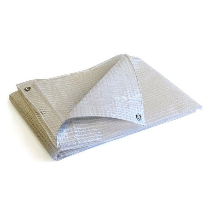 Bâche Pergola 6x4 m - Translucide - Résistante - Etanche - Anti-UV - Oeillets - Kalembal