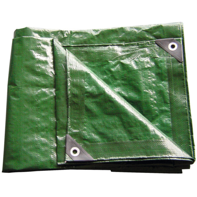 Dema - Bâche multifonctions universelle verte 4 x 5 m - 140 g/m²